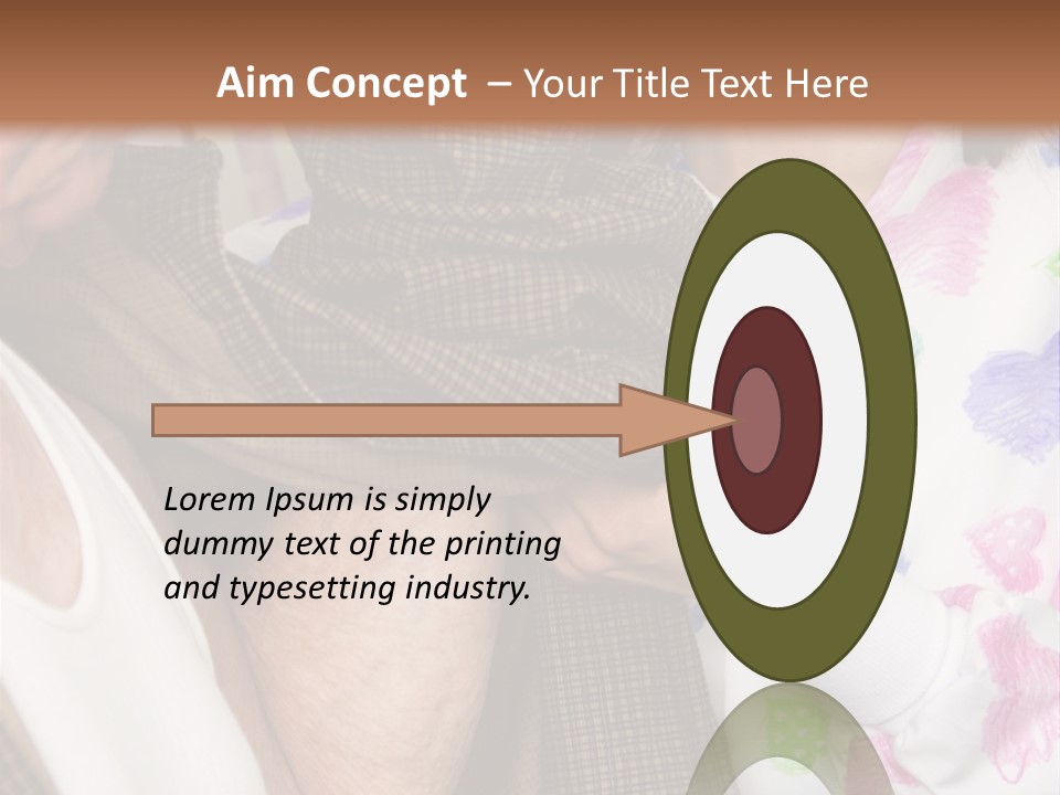 Nurse Helping Senior Man Get Dressed PowerPoint Template