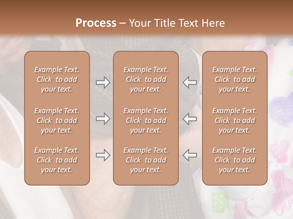 Nurse Helping Senior Man Get Dressed PowerPoint Template