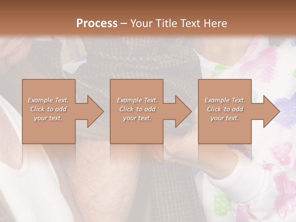 Nurse Helping Senior Man Get Dressed PowerPoint Template