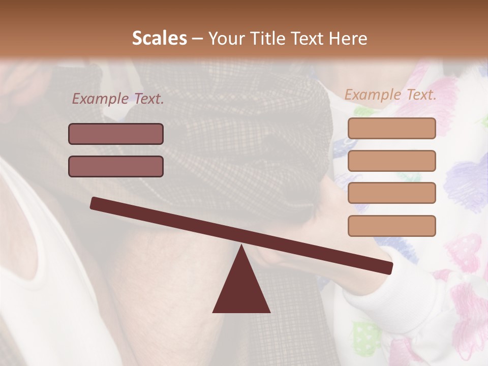 Nurse Helping Senior Man Get Dressed PowerPoint Template