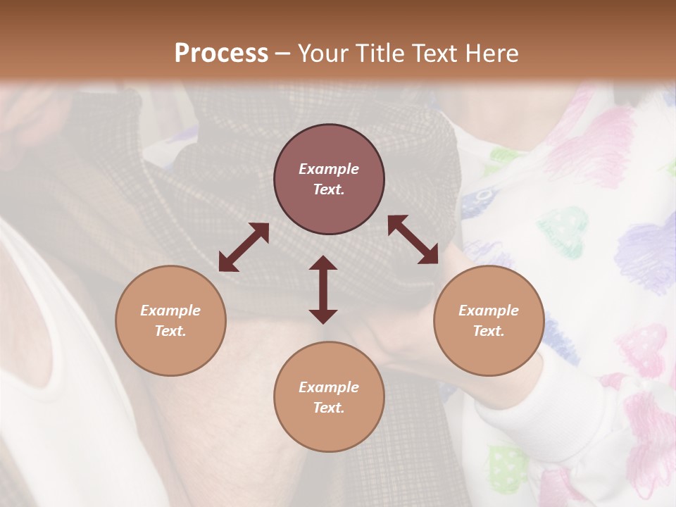 Nurse Helping Senior Man Get Dressed PowerPoint Template