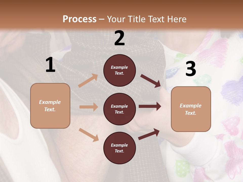 Nurse Helping Senior Man Get Dressed PowerPoint Template