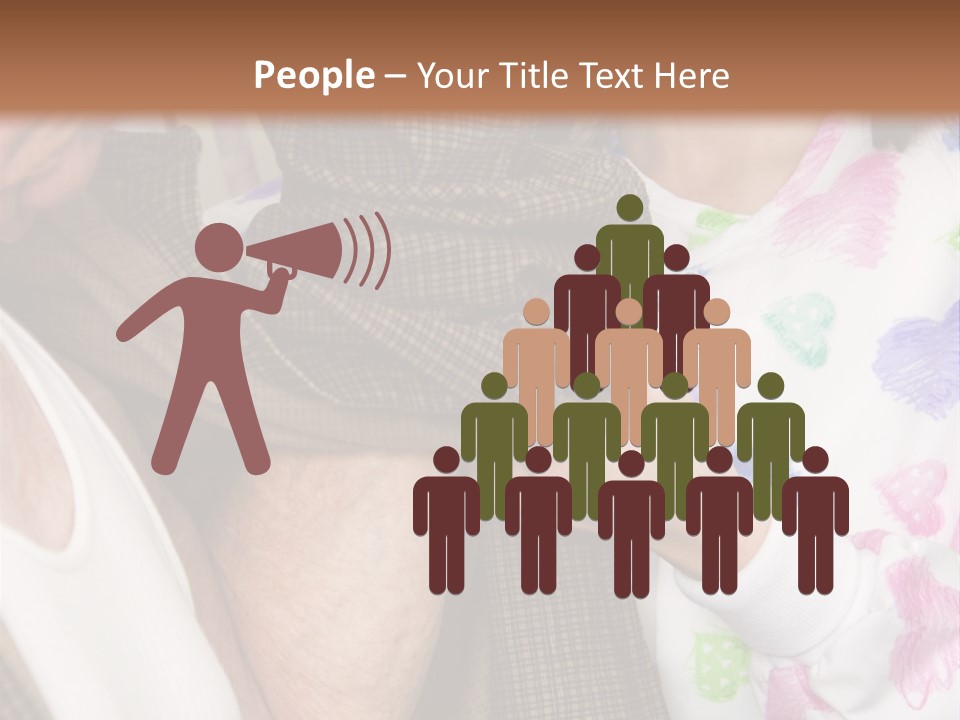 Nurse Helping Senior Man Get Dressed PowerPoint Template