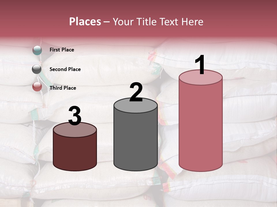 Rice In Bag PowerPoint Template