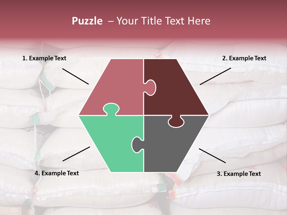 Rice In Bag PowerPoint Template