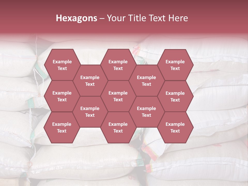 Rice In Bag PowerPoint Template