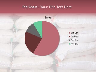 Rice In Bag PowerPoint Template