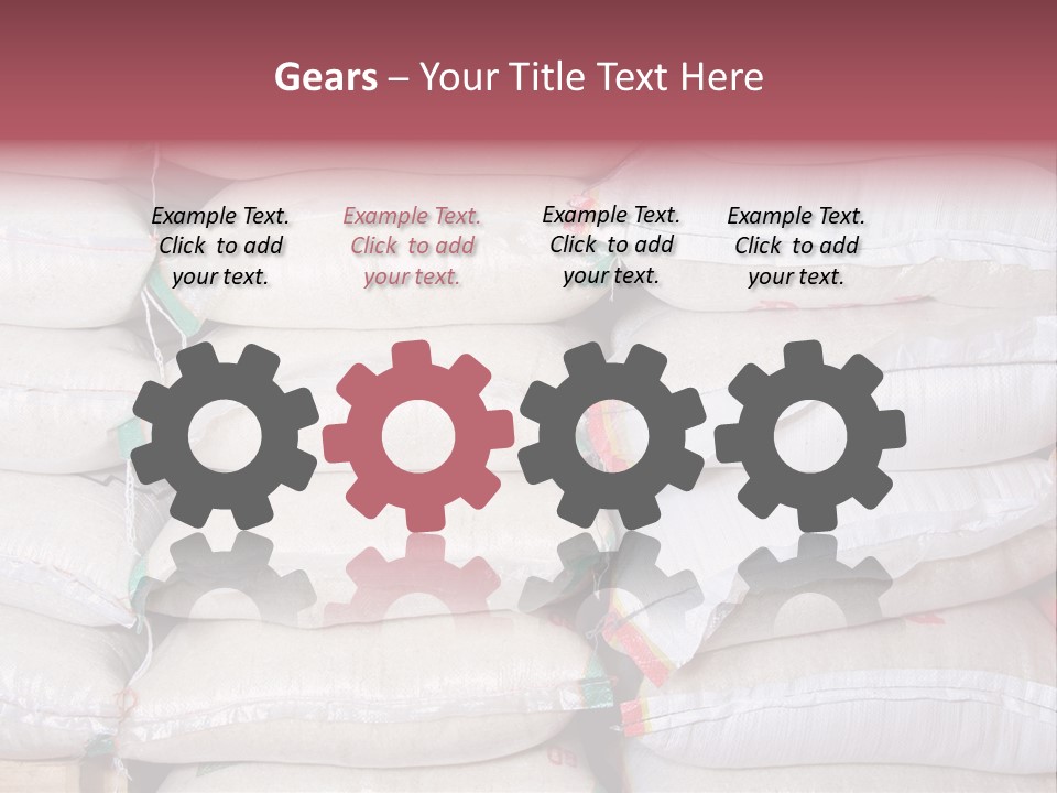 Rice In Bag PowerPoint Template