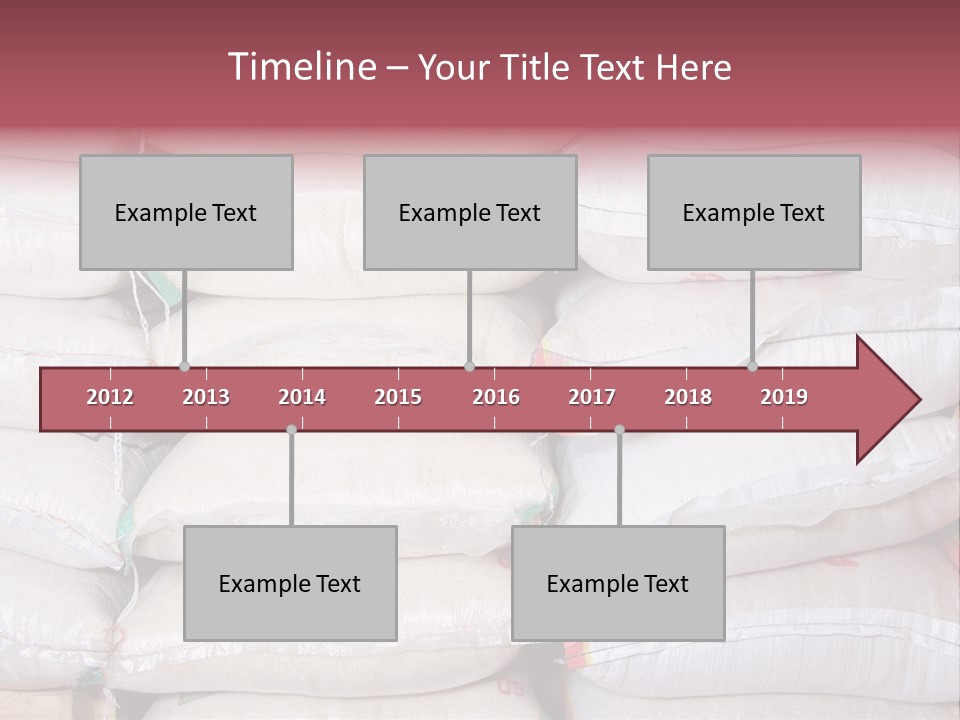 Rice In Bag PowerPoint Template