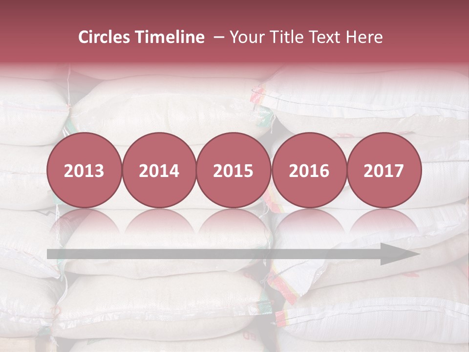 Rice In Bag PowerPoint Template