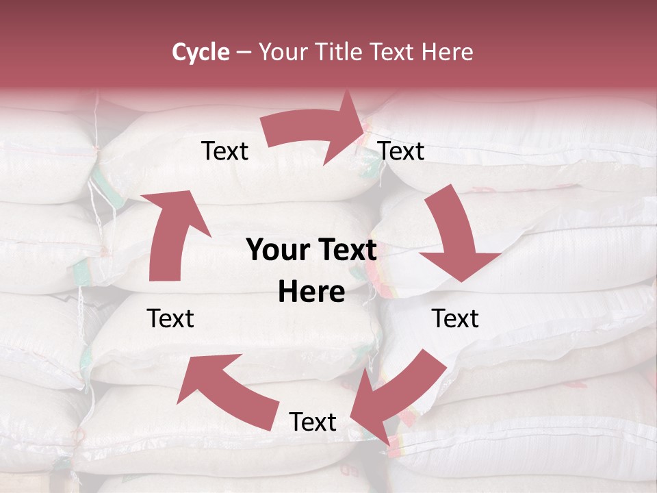 Rice In Bag PowerPoint Template