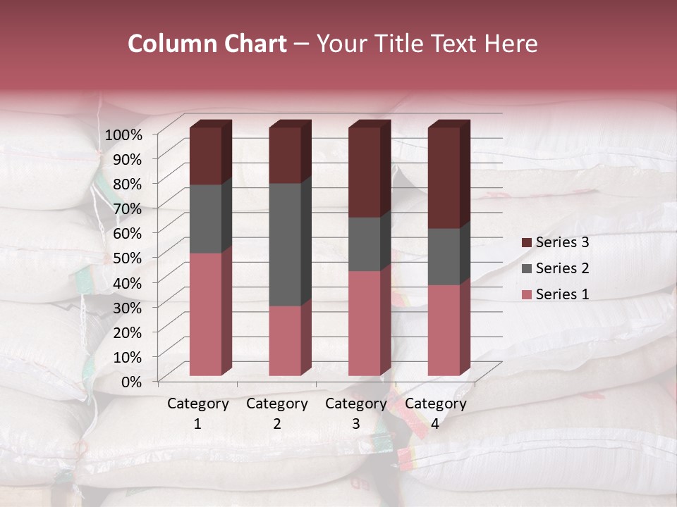 Rice In Bag PowerPoint Template