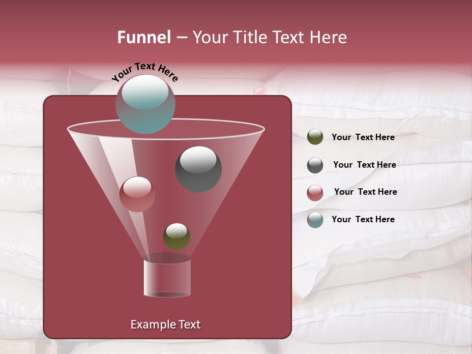 Rice In Bag PowerPoint Template