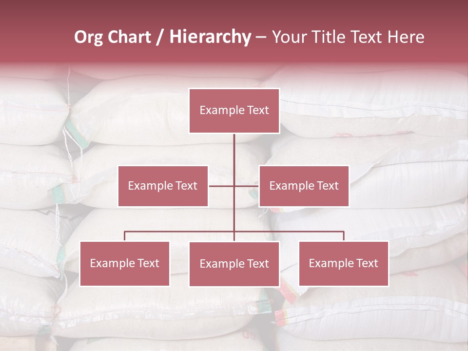 Rice In Bag PowerPoint Template