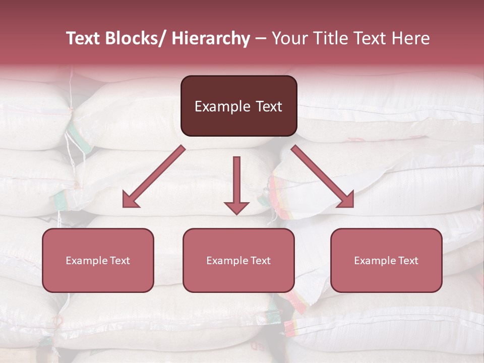 Rice In Bag PowerPoint Template