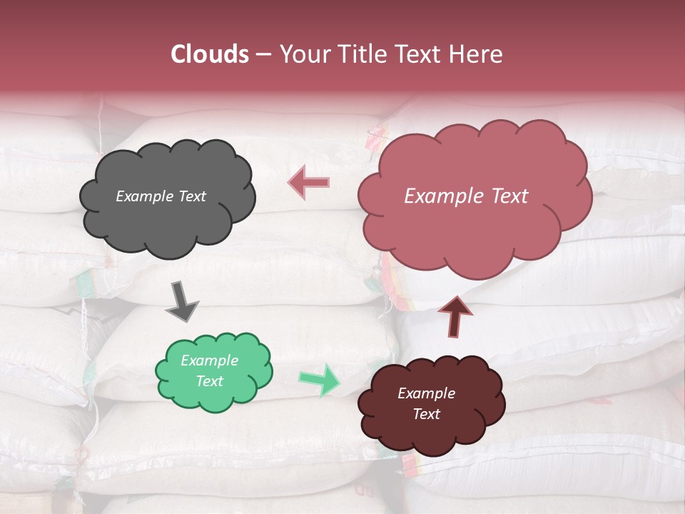 Rice In Bag PowerPoint Template