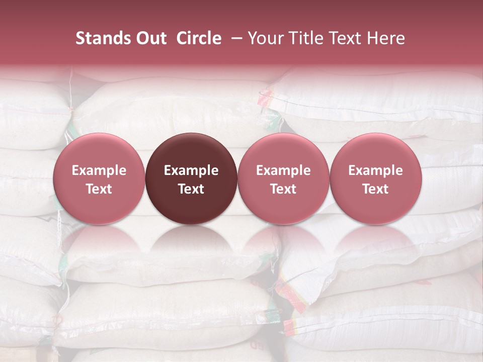 Rice In Bag PowerPoint Template
