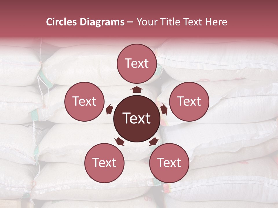 Rice In Bag PowerPoint Template