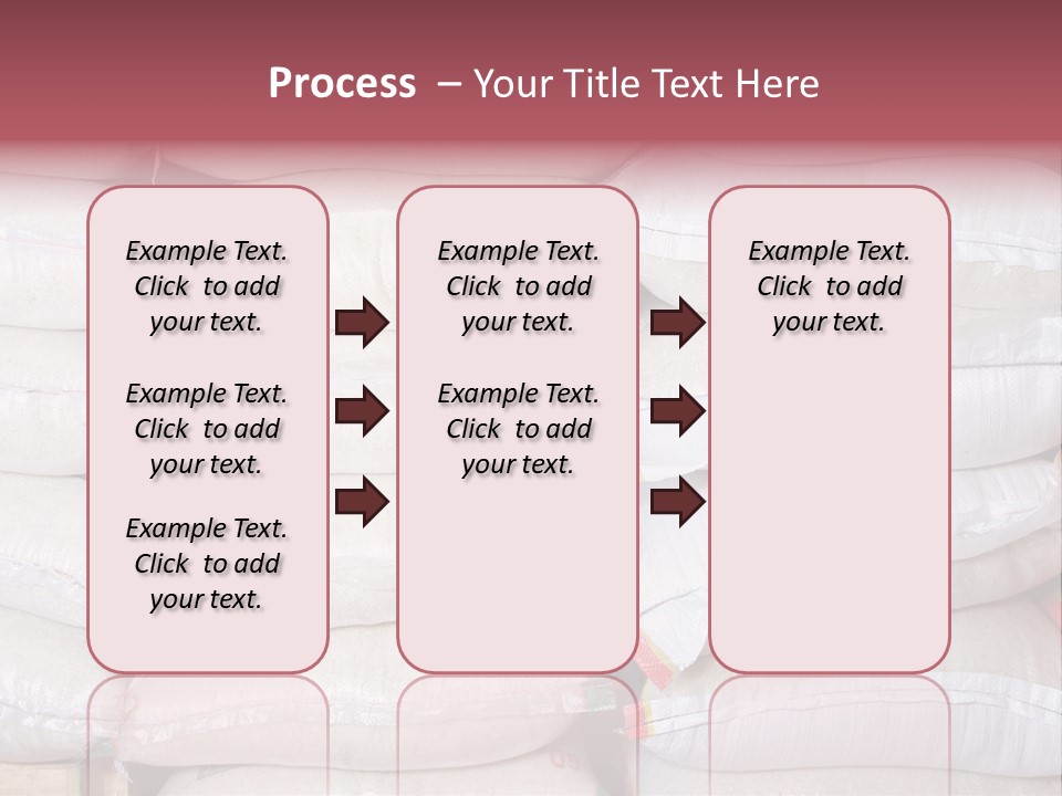 Rice In Bag PowerPoint Template