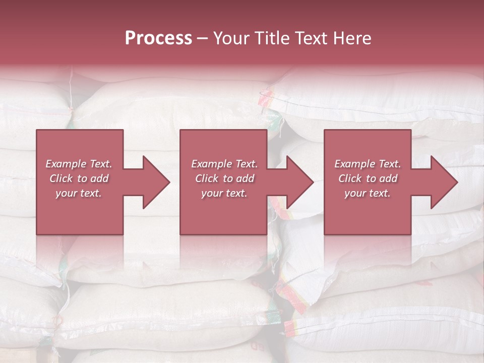 Rice In Bag PowerPoint Template