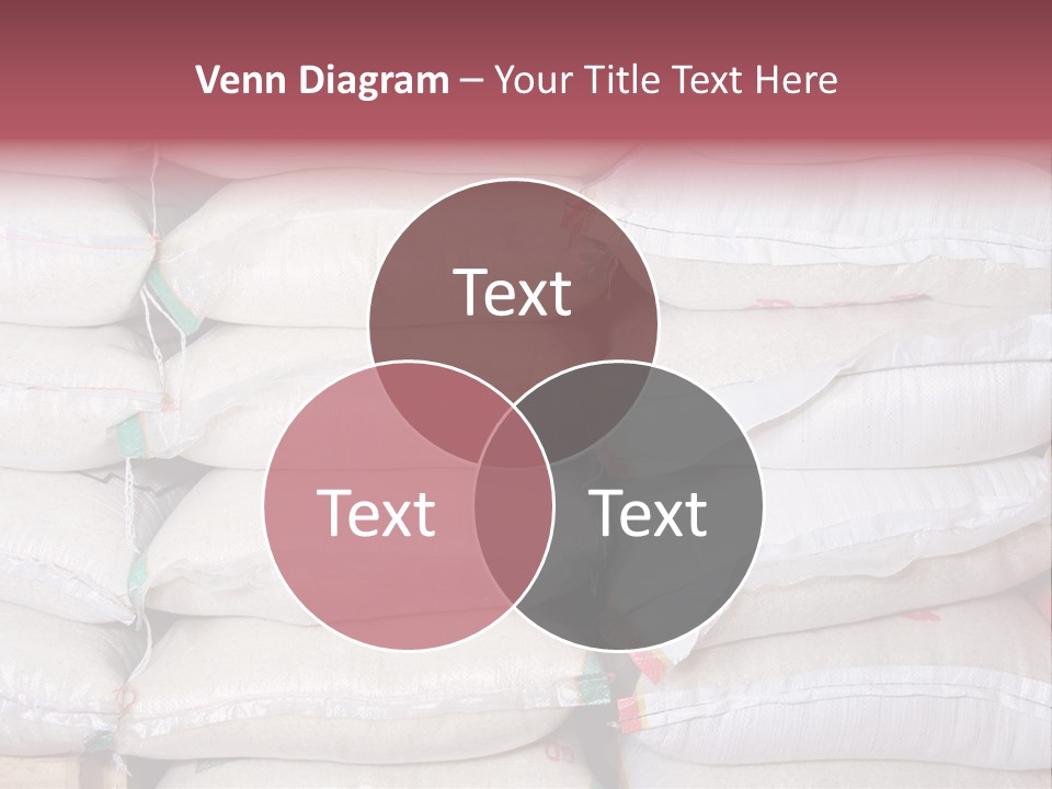 Rice In Bag PowerPoint Template