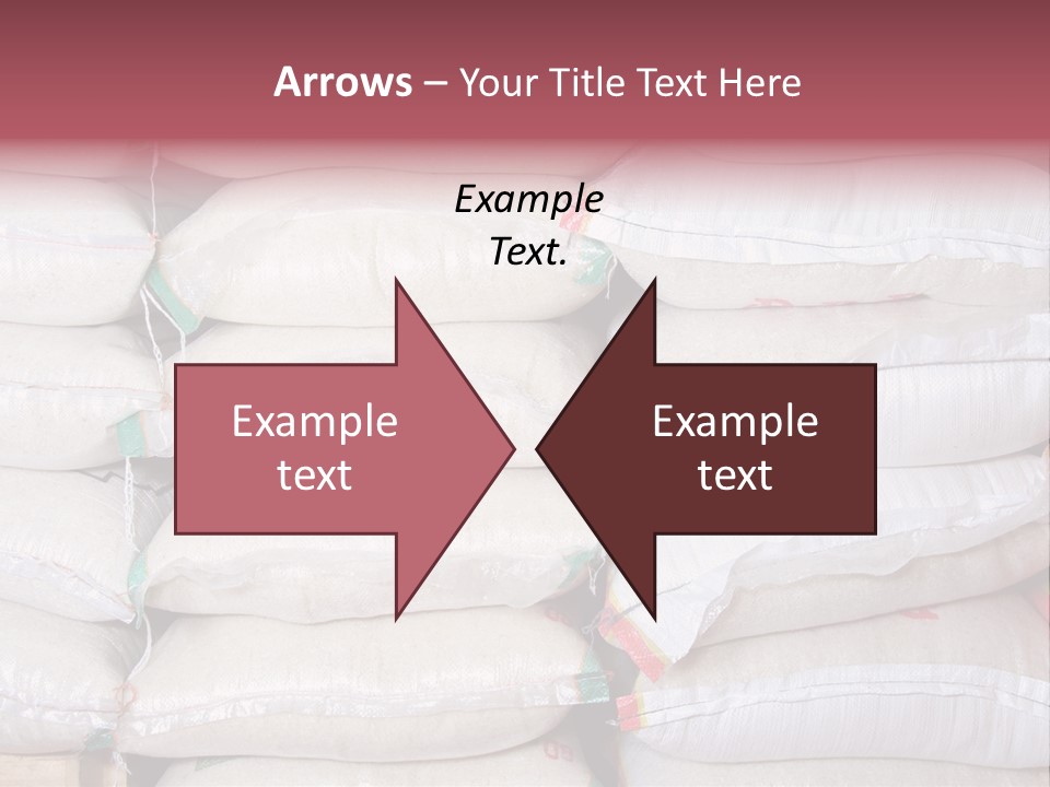 Rice In Bag PowerPoint Template