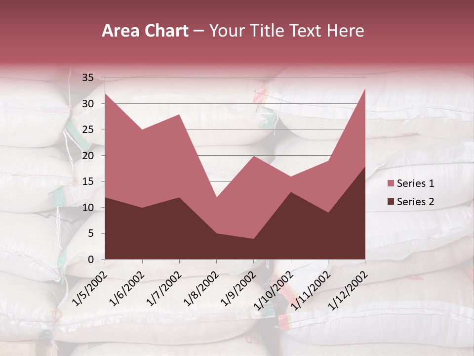 Rice In Bag PowerPoint Template
