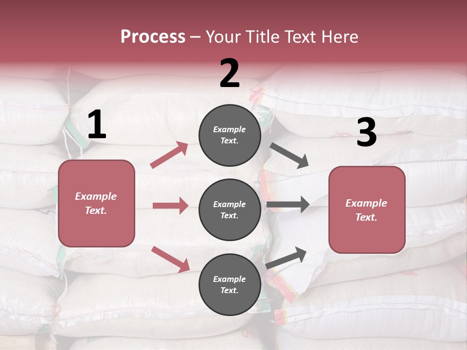 Rice In Bag PowerPoint Template