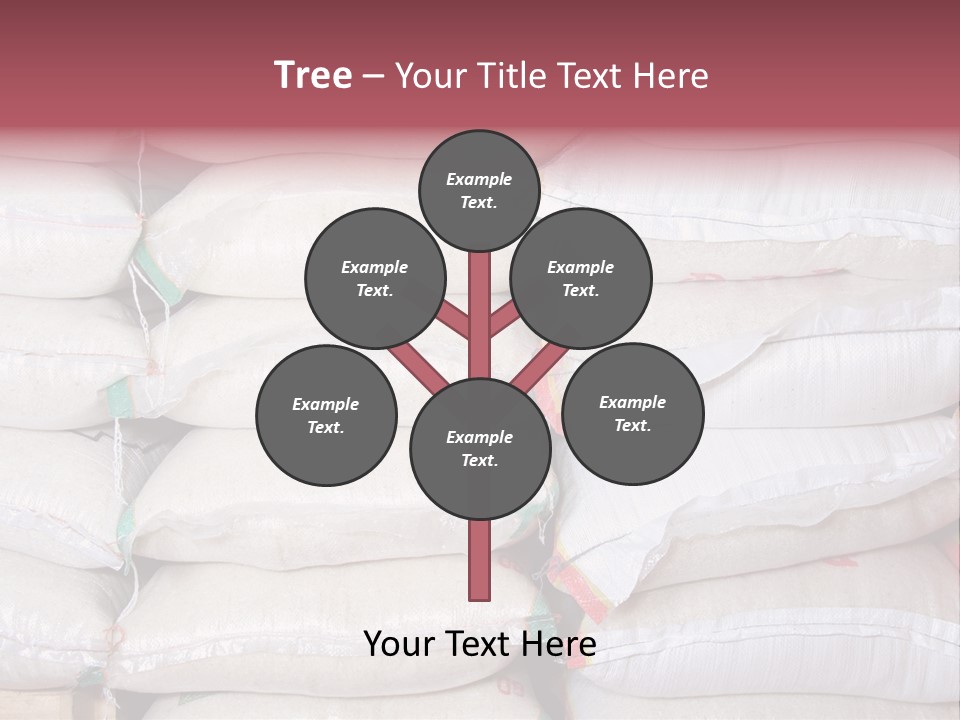 Rice In Bag PowerPoint Template