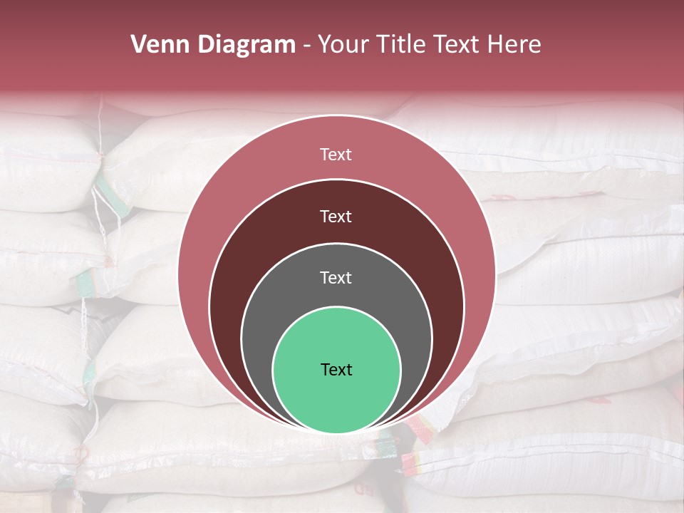Rice In Bag PowerPoint Template