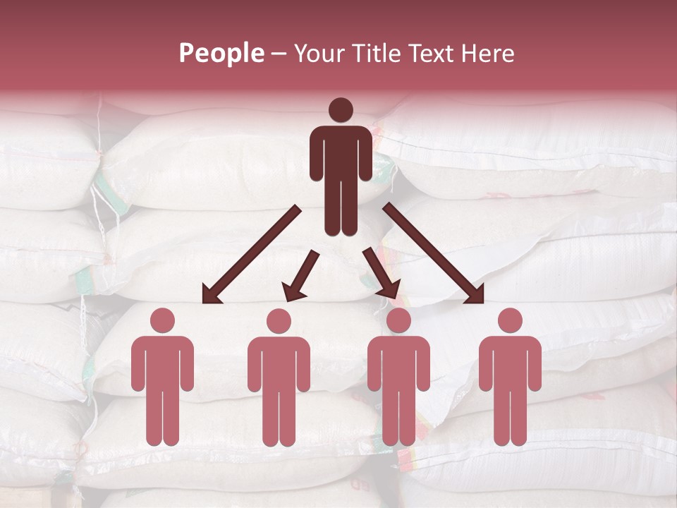 Rice In Bag PowerPoint Template