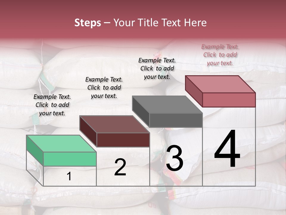 Rice In Bag PowerPoint Template