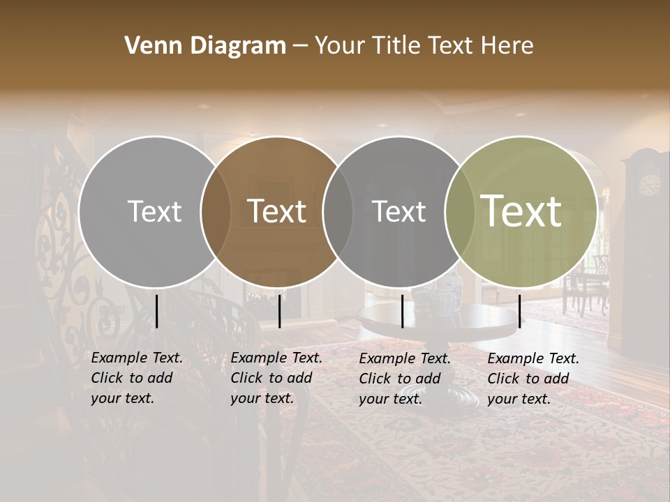 Elegant Curved Staircase PowerPoint Template