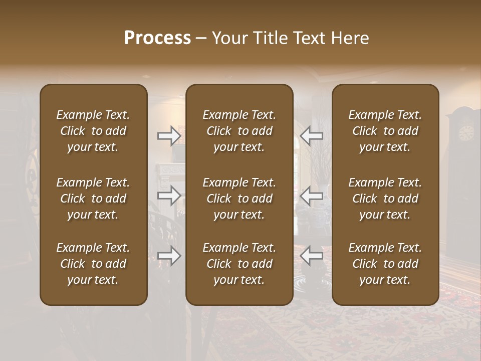 Elegant Curved Staircase PowerPoint Template