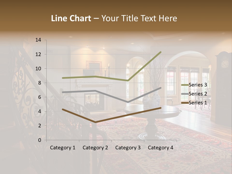 Elegant Curved Staircase PowerPoint Template