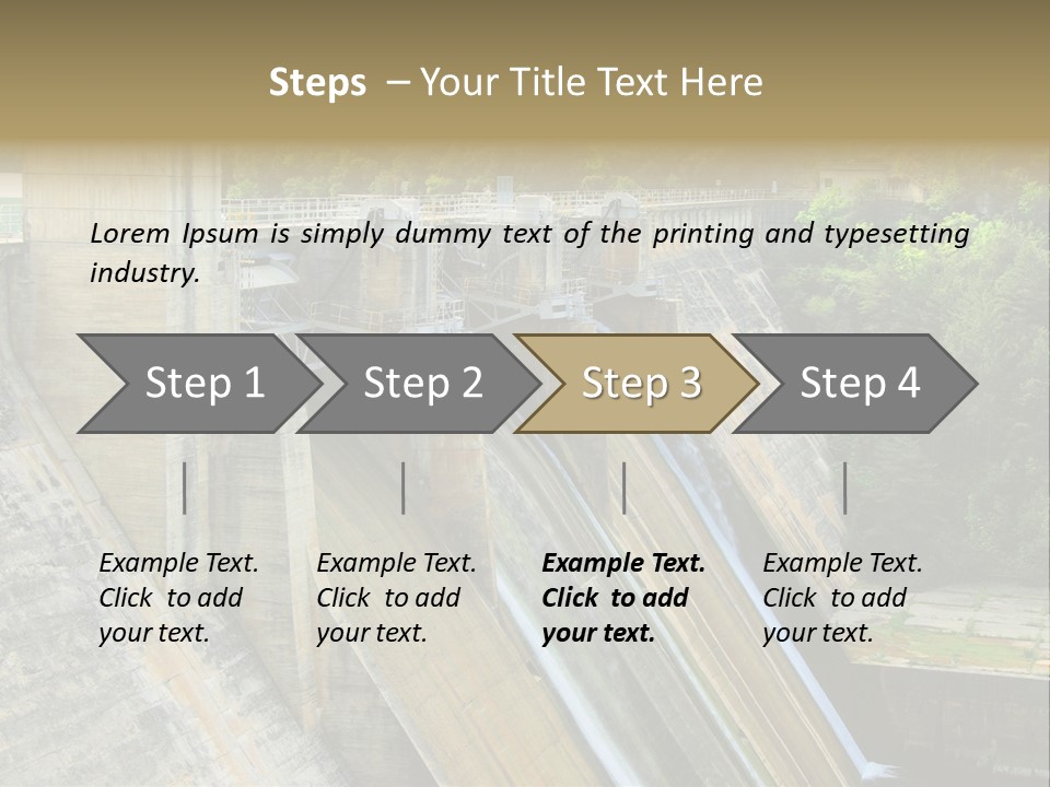 Rio Ebro Embalse De Sobron PowerPoint Template