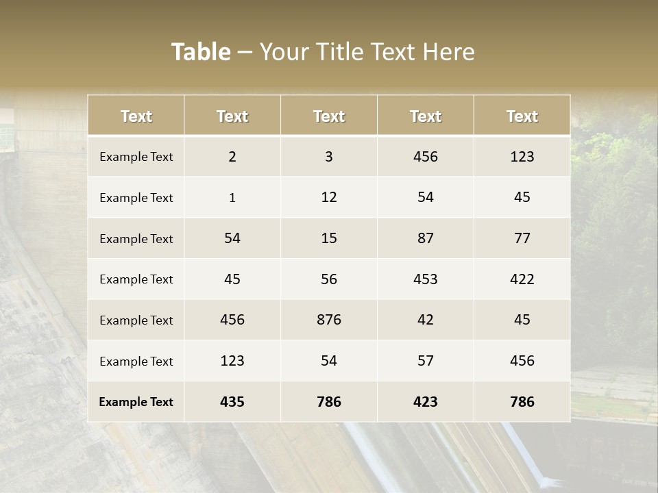 Rio Ebro Embalse De Sobron PowerPoint Template