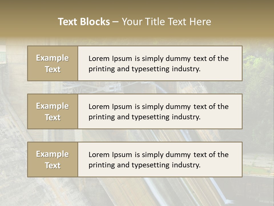 Rio Ebro Embalse De Sobron PowerPoint Template