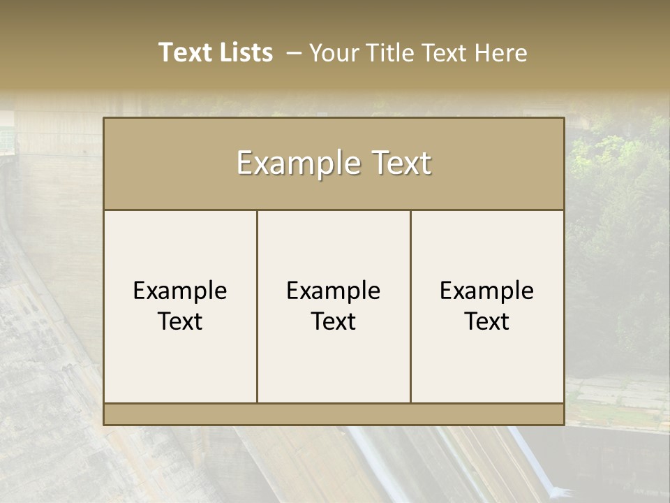 Rio Ebro Embalse De Sobron PowerPoint Template