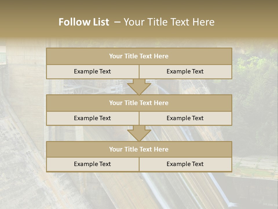 Rio Ebro Embalse De Sobron PowerPoint Template