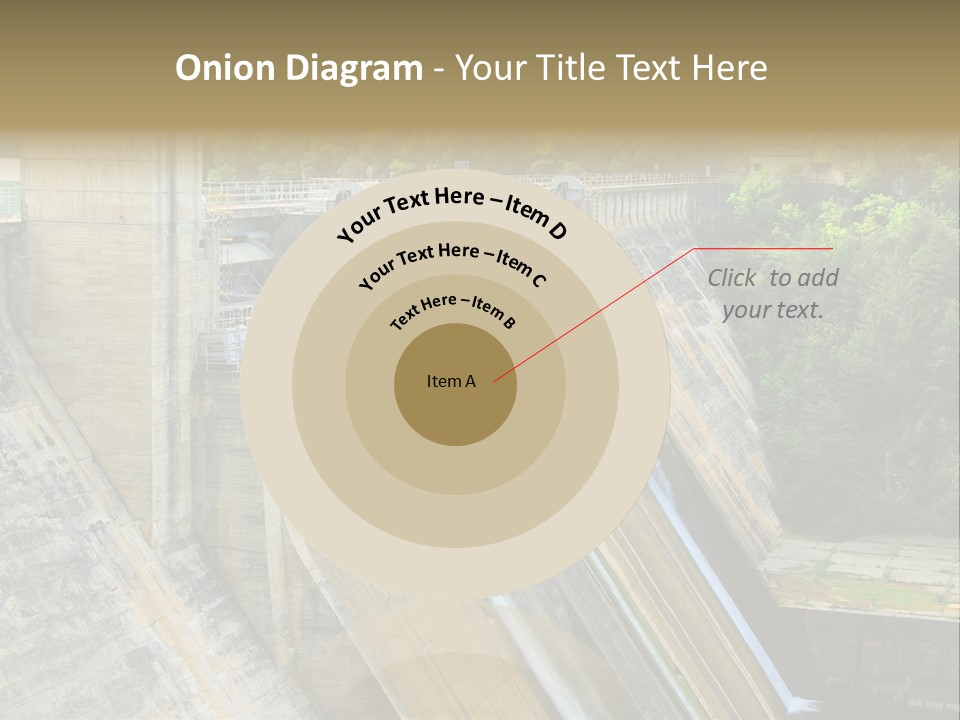 Rio Ebro Embalse De Sobron PowerPoint Template