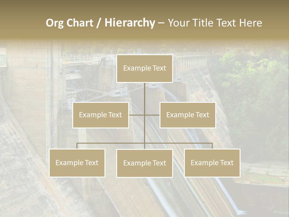 Rio Ebro Embalse De Sobron PowerPoint Template