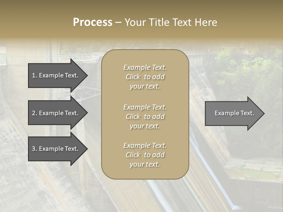Rio Ebro Embalse De Sobron PowerPoint Template