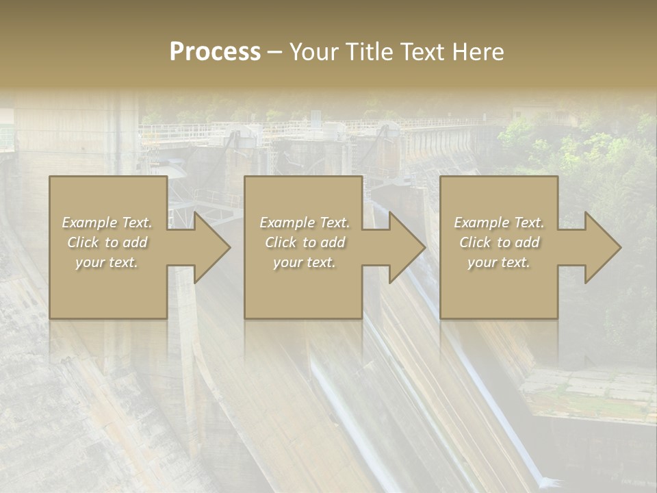 Rio Ebro Embalse De Sobron PowerPoint Template
