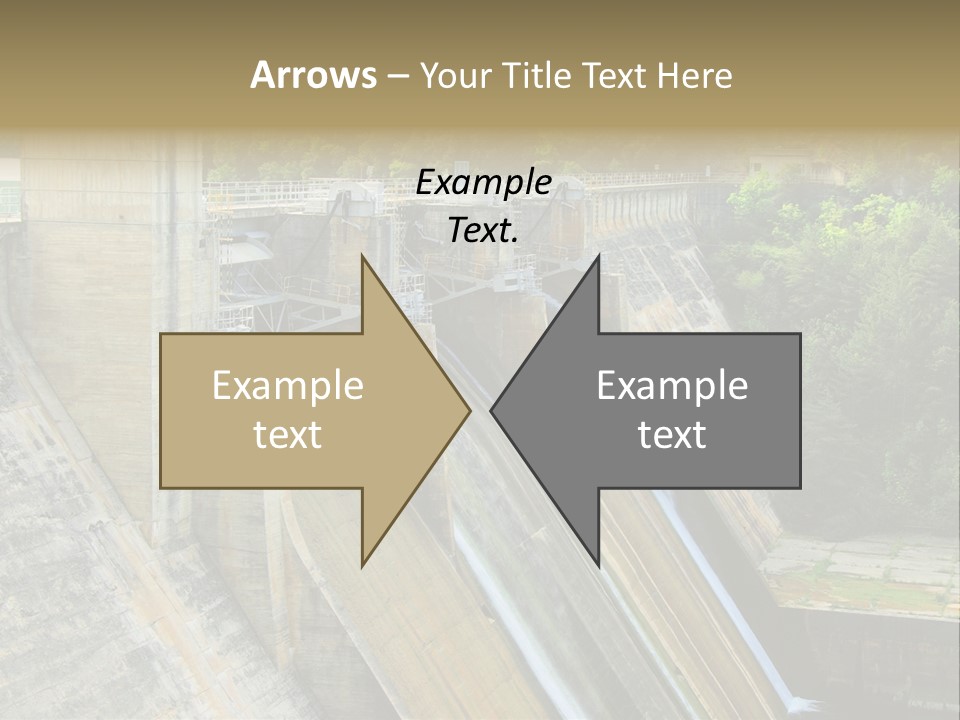 Rio Ebro Embalse De Sobron PowerPoint Template