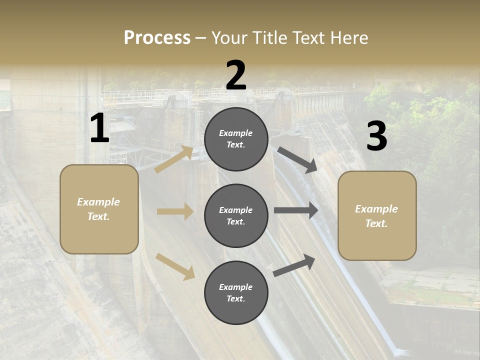 Rio Ebro Embalse De Sobron PowerPoint Template