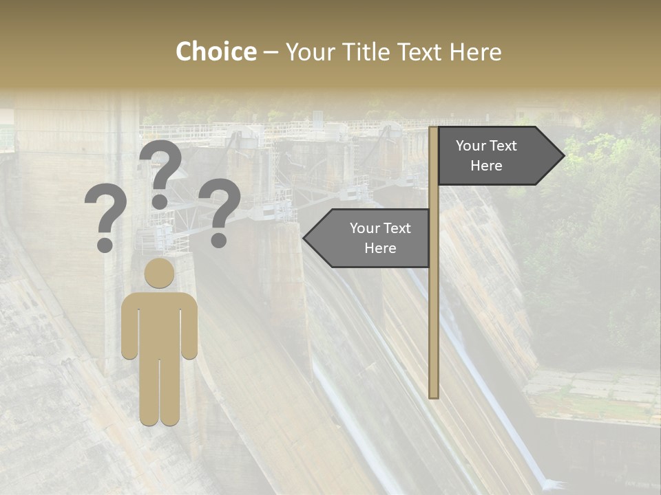 Rio Ebro Embalse De Sobron PowerPoint Template