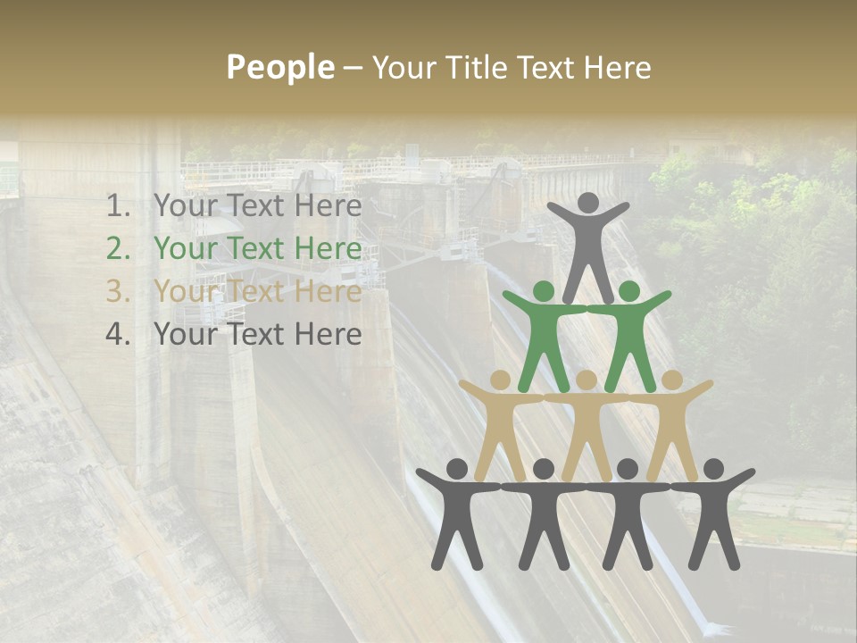 Rio Ebro Embalse De Sobron PowerPoint Template