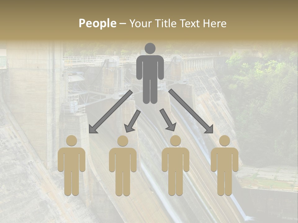 Rio Ebro Embalse De Sobron PowerPoint Template