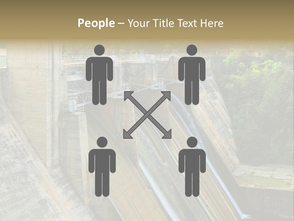 Rio Ebro Embalse De Sobron PowerPoint Template